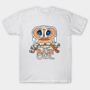 Baby owl with typography T-Shirt